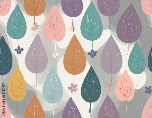 Abstract forest pattern