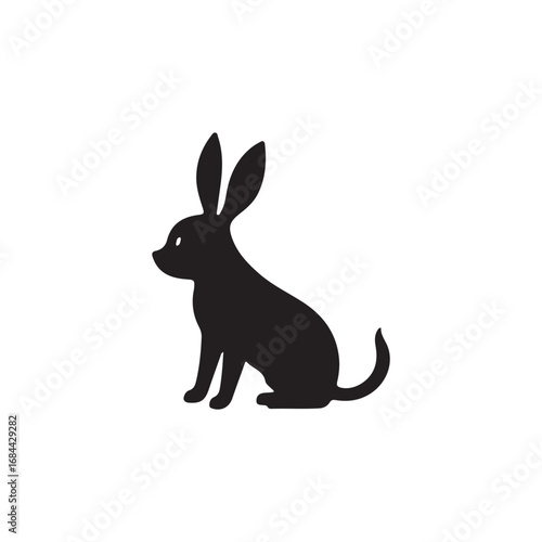 Silhouette of Rabbit