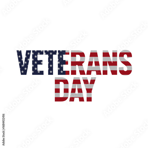 A patriotic tribute symbolizing remembrance and appreciation for veterans national holiday