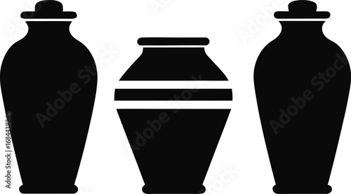 Ancient Egyptian Canopic Jars Icon