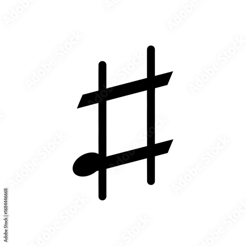 Sharp musical symbol: a universal language of creative expression in harmony and melody