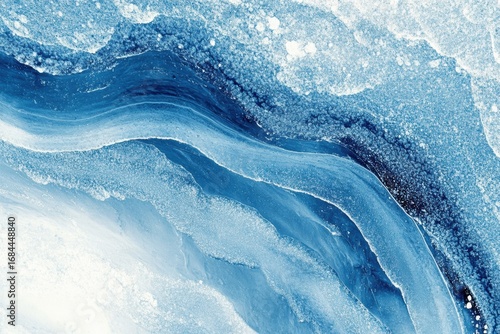 Marble Ink Abstract Art: High-Resolution Photo of Original Painting on digital art piece that