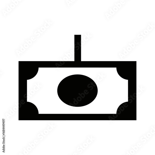 Abstract depiction of currency representing financial transactions and monetary system dynamics