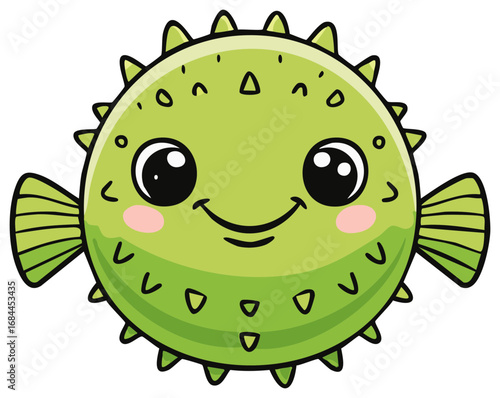 Pufferfish clip art preview