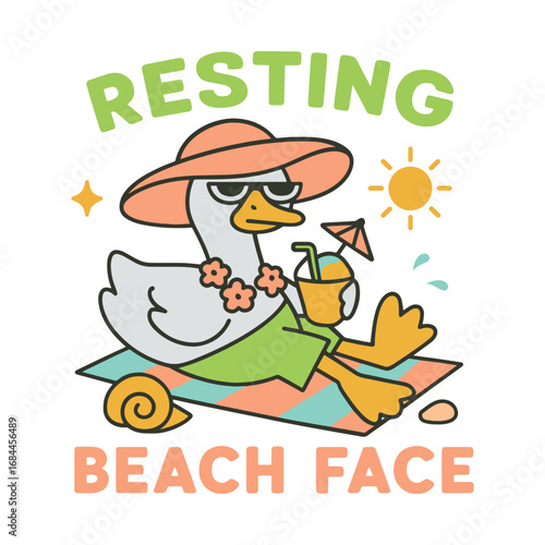 Resting Beach Face