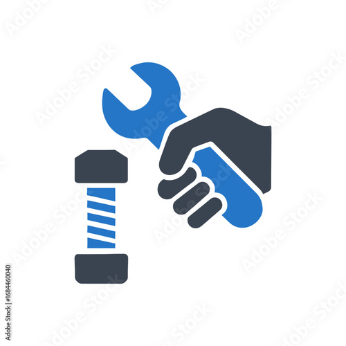 Wrench Adjusting Screw Icon