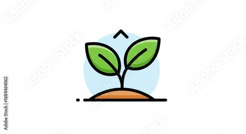 Planting seeds growing plants seedling germination agriculture gardening sprout growth cultivation concept vector