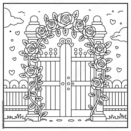 Secret Garden Coloring Pages