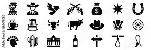 Wild West Icon Set