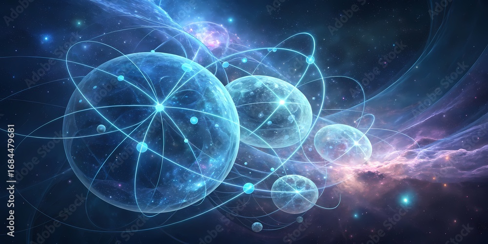 Obraz premium Quantum Universe: A Guide to the Future of Science, Technology