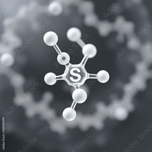 methyl salicylate molecular structure, 3d model molecule, methyl ester of salicylic acid, structural chemical formula view from a microscope
