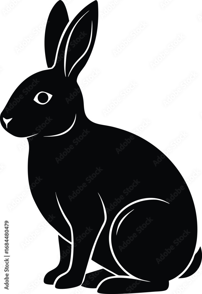 Fototapeta premium Rabbit Icon