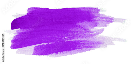 purple watercolor background. Artistic hand paint. Isolated on transparent background.