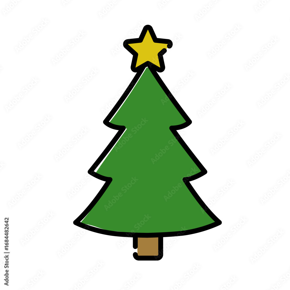 Fototapeta premium Christmas tree