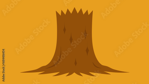Rustic Rough Tree Bark Texture a Natural Nature Vector Illustration