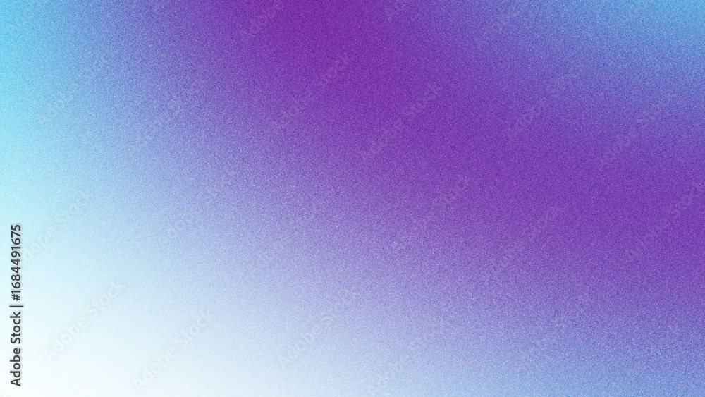 Obraz premium Abstract purple and blue gradient background with grainy texture effect