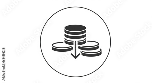 Money transfer icon vector illustration for financial transactions and banking services concept design 100
