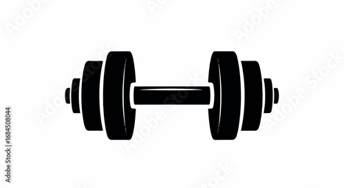 Dumbbell for fitness and exercise.