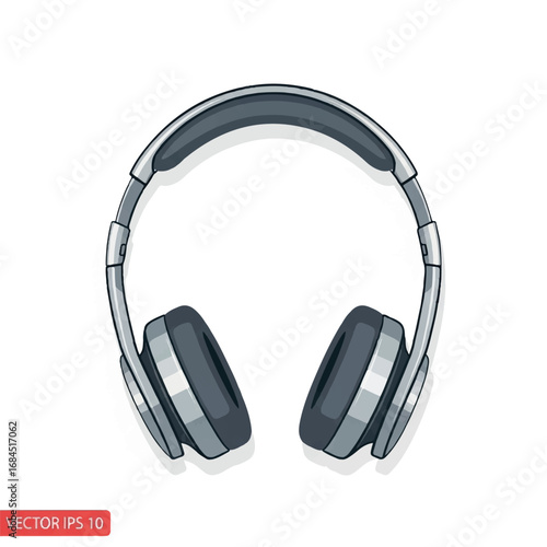 Modern OverEar Headphones for Music Listening.