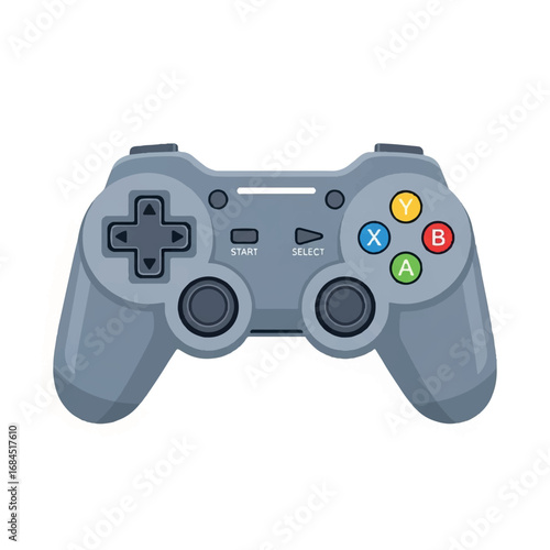 Modern Video Game Controller for Gaming Console.