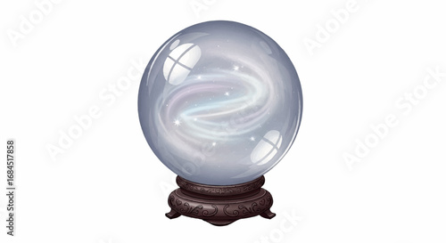 Mystical Crystal Ball for Fortune Telling and Divination.