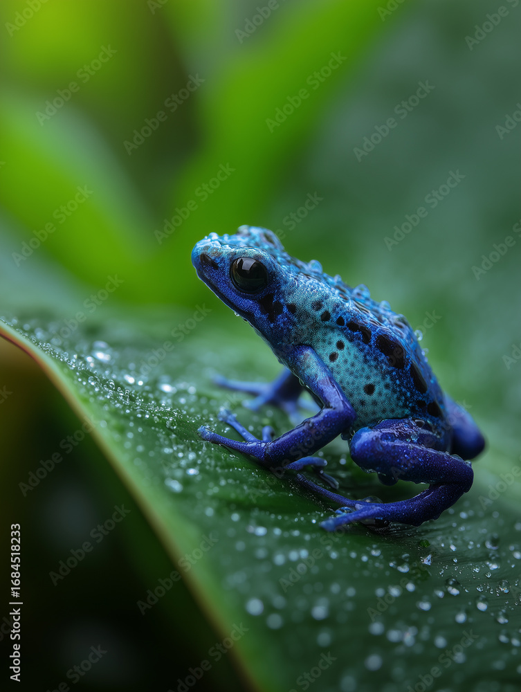 Obraz premium Grenouille dendrobate colorée