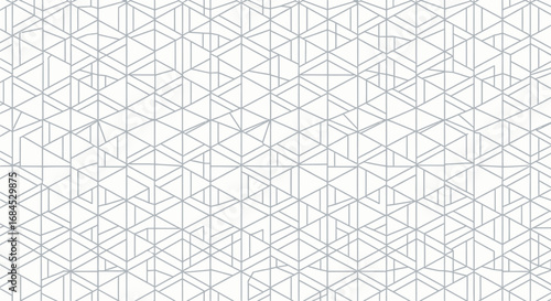 Delicate interweaving of silver geometric lines in a harmonious abstract pattern