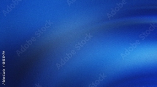 Deep blue gradient with subtle light streaks and fine grain texture background abstract