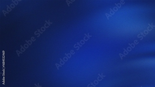 Deep blue gradient with subtle light streaks and texture background abstract