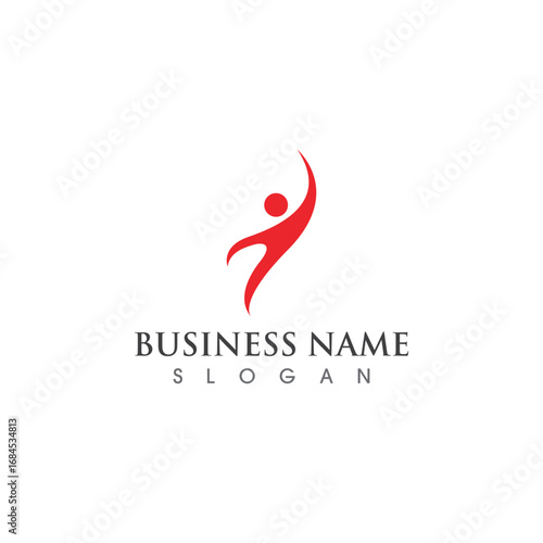 Health poeple logo and symbol vector image