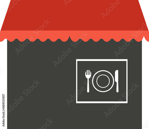 Simple Restaurant Storefront
