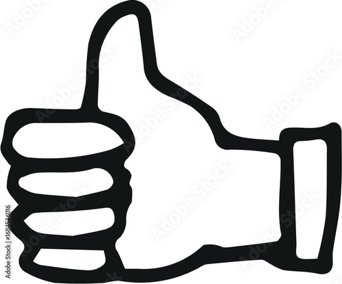 Black Thumbs Up