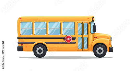 Yellow School Bus for Student Transportation.