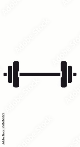 Barbell Weightlifting Equipment for Strength Training.