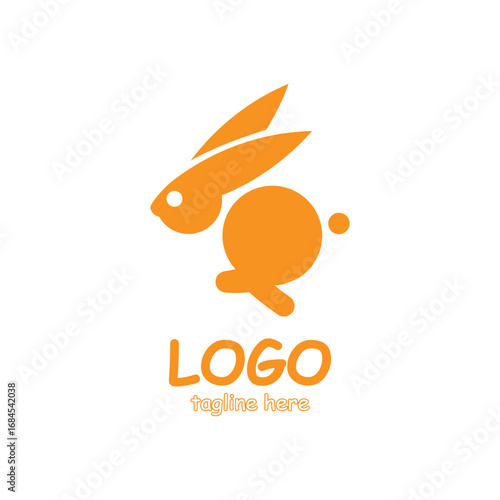 Simple rabbit logo