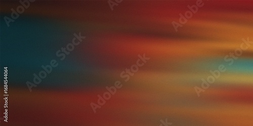 Deep Teal and Fiery Red Abstract Gradient with Horizontal Streaks background color