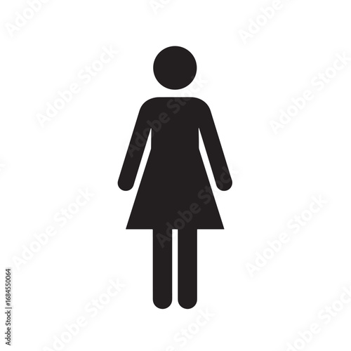 women - vector icon.