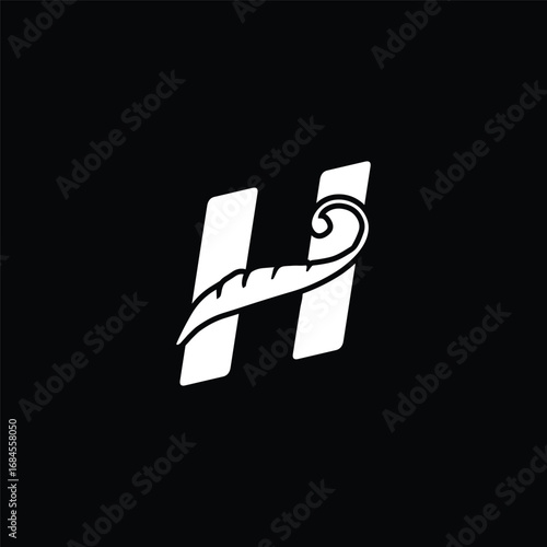 H monogram embroidery design, H monogram iron on, H monogram patch, H monogram applique, H monogram cross stitch, H monogram tattoo, H monogram stencil, H monogram notebook cover,