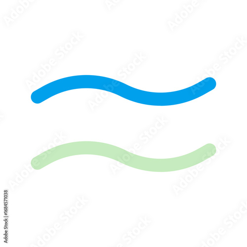approximately equal duo tone icon