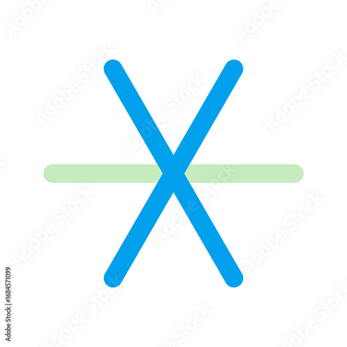 asterisk duo tone icon