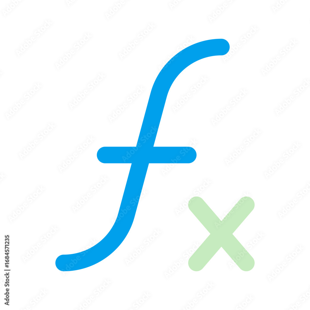 Obraz premium function duo tone icon