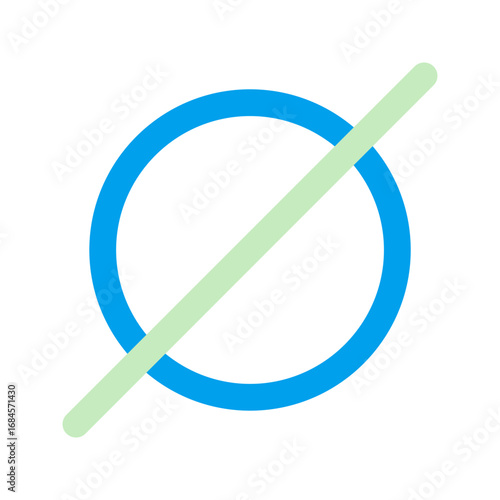 null duo tone icon