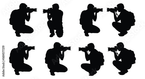 photographers capturing moments in various poses and angles