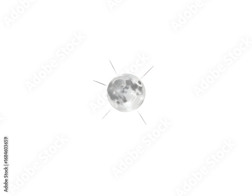 Moon sphere illustration