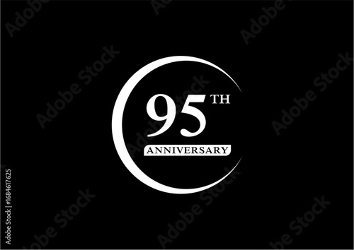 Anniversary symbol set. Vector anniversary design element.