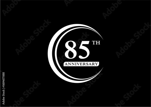 Anniversary symbol set. Vector anniversary design element.