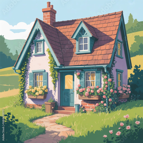 house in the garden