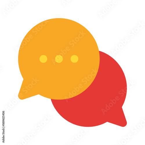 communications flat icon