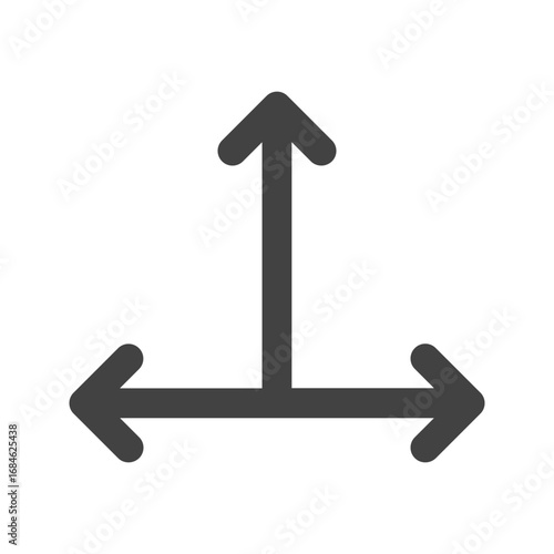 coordinate flat icon