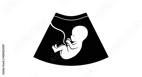 fetus ultrasound image baby scan, pregnancy, child, life, new beginnings